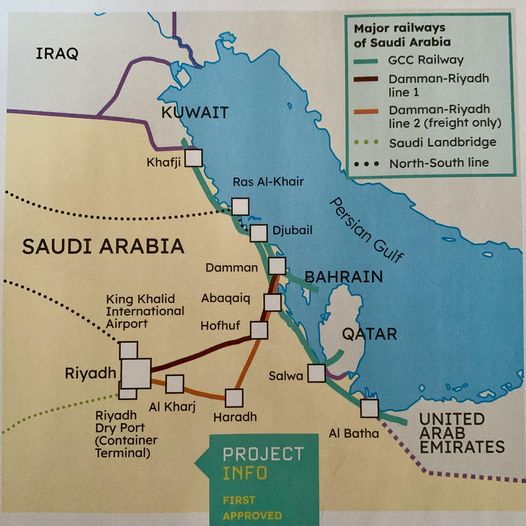 Falling oil prices seem to have delayed the completion of the Persian Gulf coast railway project connecting all six Gulf Cooperation Council member states